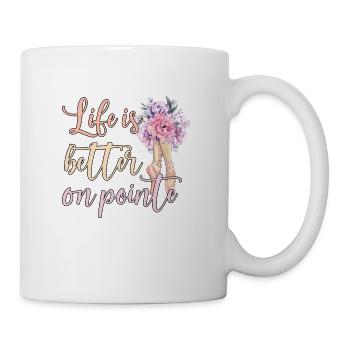 Ballet Dancing Ballerina Proud Ballet Dancer - Coffee/Tea Mug - white - Right