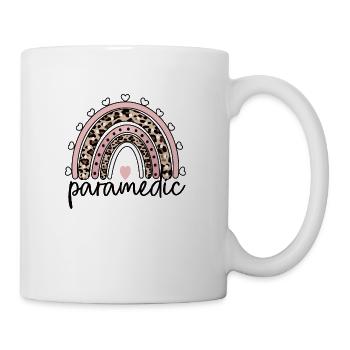 Paramedic Rainbow Funny Paramedic EMS Week Gifts - Coffee/Tea Mug - white - Right
