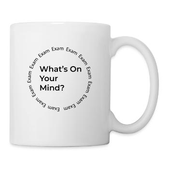 Whats On Your Mind Exam - Coffee/Tea Mug - white - Right
