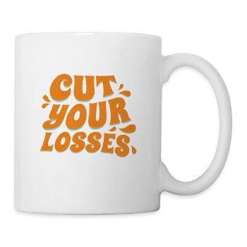 Cut Your Losses - Coffee/Tea Mug - white - Right
