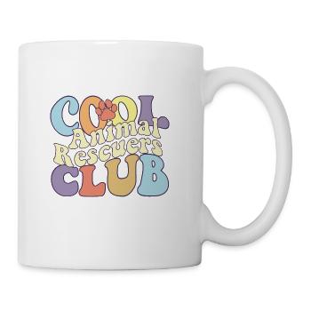 Cool Animal Rescuers Club Save Stray Animals - Coffee/Tea Mug - white - Right