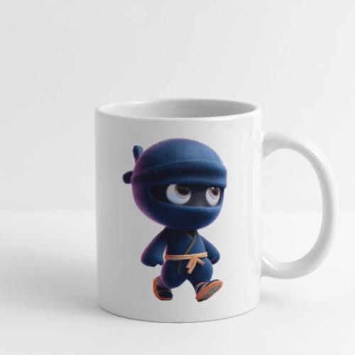 Playful Cartoon Baby Ninja Walking Happily - Coffee/Tea Mug