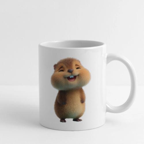 Joyful Cartoon Baby Beaver - Coffee/Tea Mug