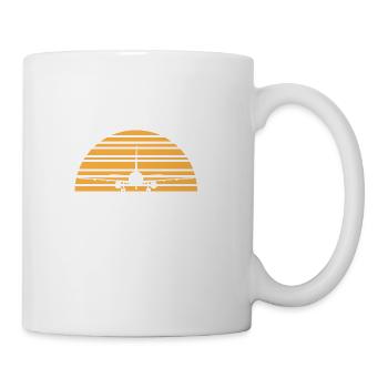 Solo Traveler Vacation Trip My First Airplane - Coffee/Tea Mug - white - Right
