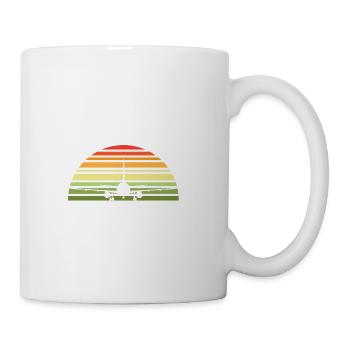 Vacation Trip My First Airplane Ride Traveler - Coffee/Tea Mug - white - Right