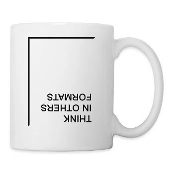 Think in others formats - Coffee/Tea Mug - white - Right