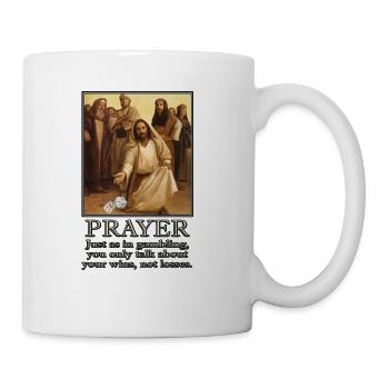 Prayer Gamble - Coffee/Tea Mug - white - Right
