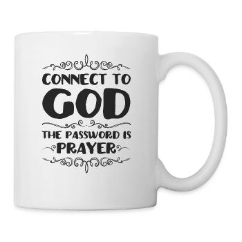 The power of prayer - Coffee/Tea Mug - white - Right