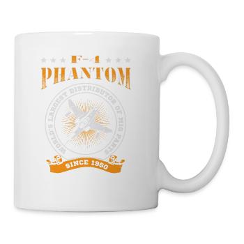 F4 Phantom Vintage Badge - Coffee/Tea Mug - white - Right