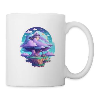 Sky-High Whimsy: Floating Islands - Coffee/Tea Mug - white - Right