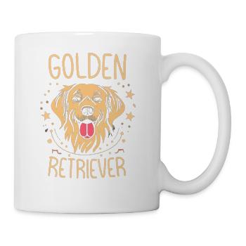 Golden Retriever Dog Mom - Coffee/Tea Mug - white - Right