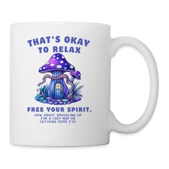 Restful Mushroom Haven - Coffee/Tea Mug - white - Right
