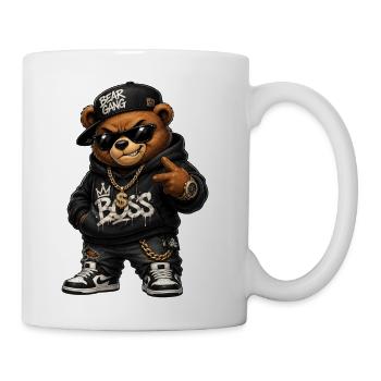 Bear Boss Graffiti Crew - Coffee/Tea Mug - white - Right
