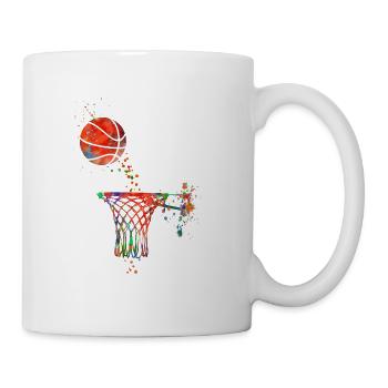 Basketball ball - Coffee/Tea Mug - white - Right
