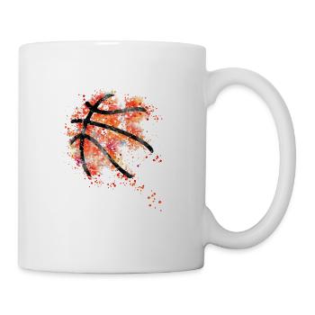 Basketball ball - Coffee/Tea Mug - white - Right