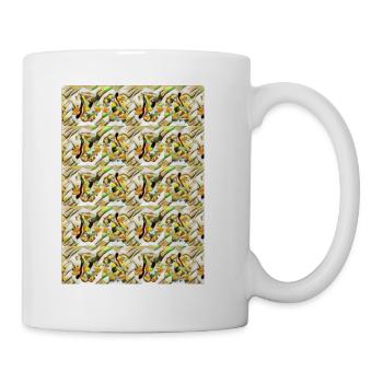A variation of digital designs unique collection - Coffee/Tea Mug - white - Right