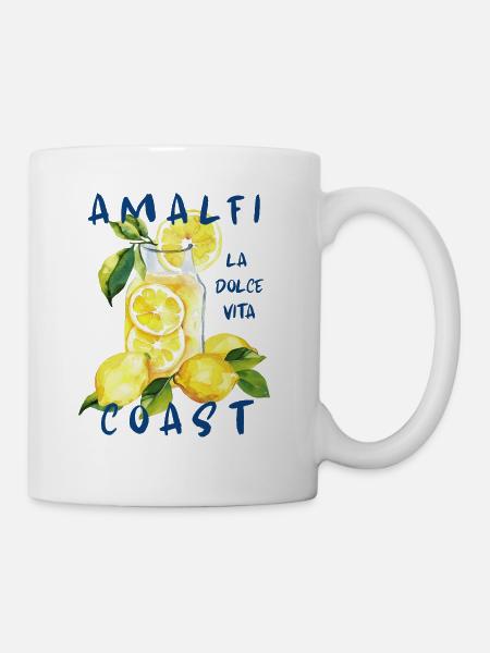 Amalfi Coast Italy - la Dolce Vita - Coffee/Tea Mug - white