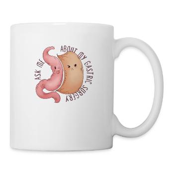 Gastric Sleeve Gastric Sleeve Surgery Gastrectomy - Coffee/Tea Mug - white - Right