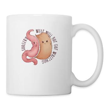 Gastric Sleeve Gastric Sleeve Surgery Gastrectomy - Coffee/Tea Mug - white - Right