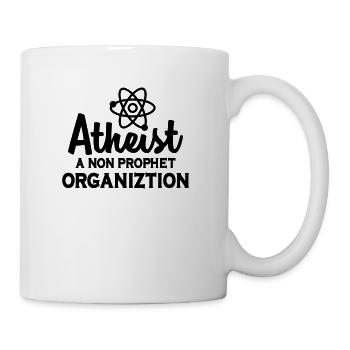 Atheist Atheism Anti Religion Securalism God Sucks - Coffee/Tea Mug - white - Right