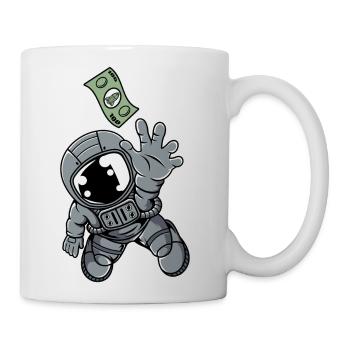 Astronaut Dollar - Coffee/Tea Mug - white - Right
