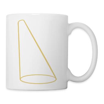 spotlight light cone stage - Coffee/Tea Mug - white - Right