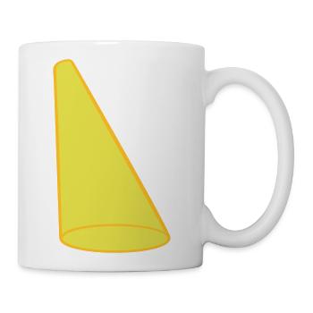 light cone spotlight stage - Coffee/Tea Mug - white - Right