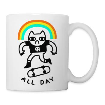 Sick Kick Flips - Coffee/Tea Mug - white - Right