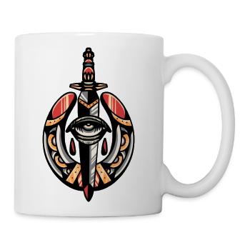 Horseshoe Tattoo - Coffee/Tea Mug - white - Right