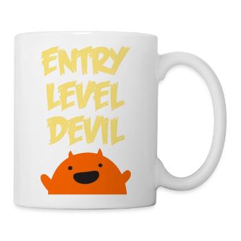 Entry Level Devil - Coffee/Tea Mug - white - Right