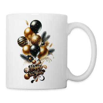 Happy New Year 2025, New Year Accessories Design - Coffee/Tea Mug - white - Right