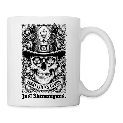 Salty Shamrock Skull T-Shirt - Coffee/Tea Mug