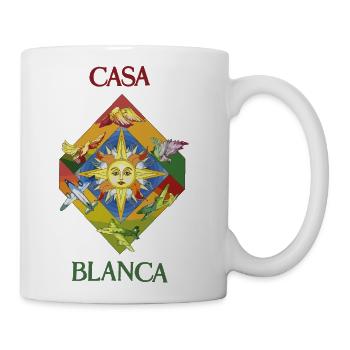 Casa Blanca Sun and Airfield Mosaic - Coffee/Tea Mug - white - Right