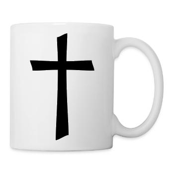 A Decorative Cross - Coffee/Tea Mug - white - Right