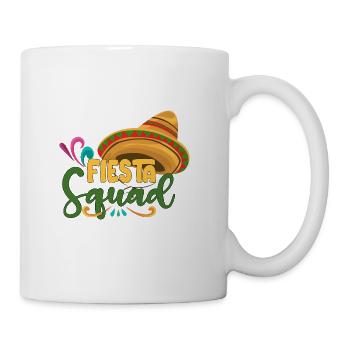 Fiesta squad - Coffee/Tea Mug - white - Right