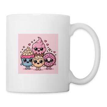 Kawaii Dessert Squad - Coffee/Tea Mug - white - Right