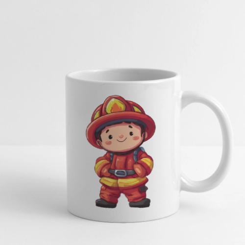 Friendly Firefighter Hero - Coffee/Tea Mug
