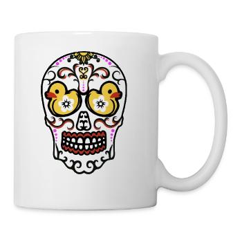 Dia De Los Duckies - Coffee/Tea Mug - white - Right