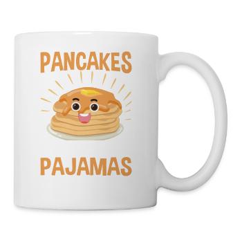 Pancakes And Pajamas Foodie Funny Slumber Party - Coffee/Tea Mug - white - Right
