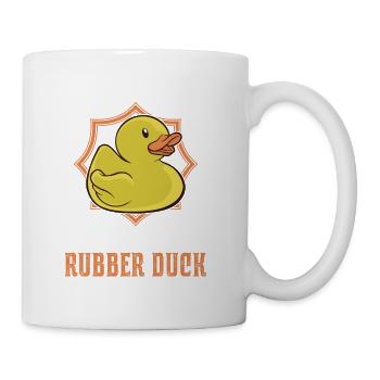 Life Is Better With A Rubber Ducky - Coffee/Tea Mug - white - Right