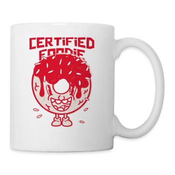 Certified Foodie - Coffee/Tea Mug - white - Right