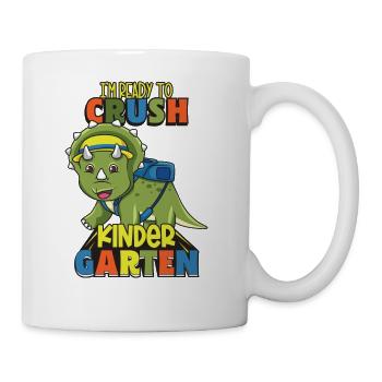 Kindergarten Ready To Crush Kindergarten Back To - Coffee/Tea Mug - white - Right