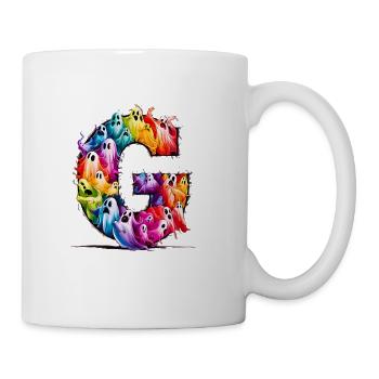 alphabet G - Coffee/Tea Mug - white - Right