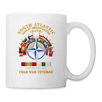 Army NATO Preventing War COLD SVC X 300 - Coffee/Tea Mug - white - Right