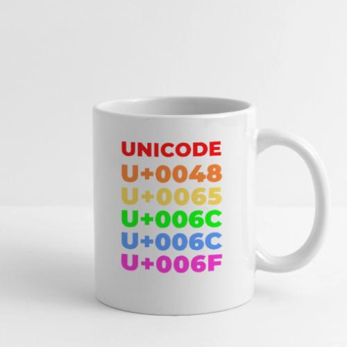 Hello, in unicode - Coffee/Tea Mug