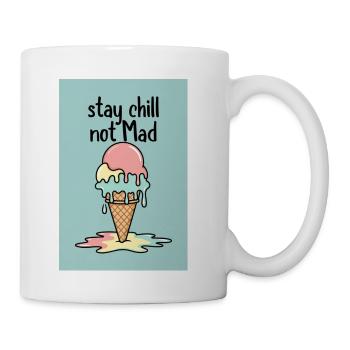Stay Chill Ice Cream Meltdown - Coffee/Tea Mug - white - Right