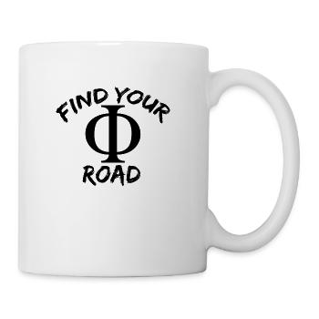 find your road - Coffee/Tea Mug - white - Right
