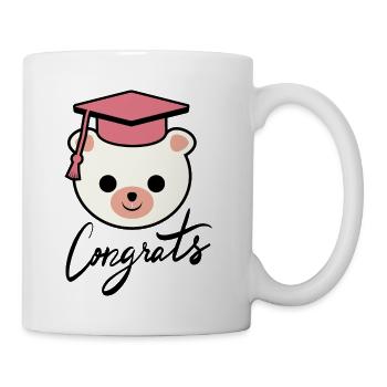 Congrats designed for you love gift for every one - Coffee/Tea Mug - white - Right