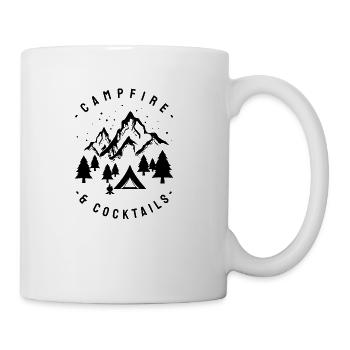 Campfire and Cocktails - Coffee/Tea Mug - white - Right