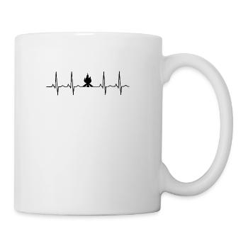 Campfire Heartbeat Camping - Coffee/Tea Mug - white - Right